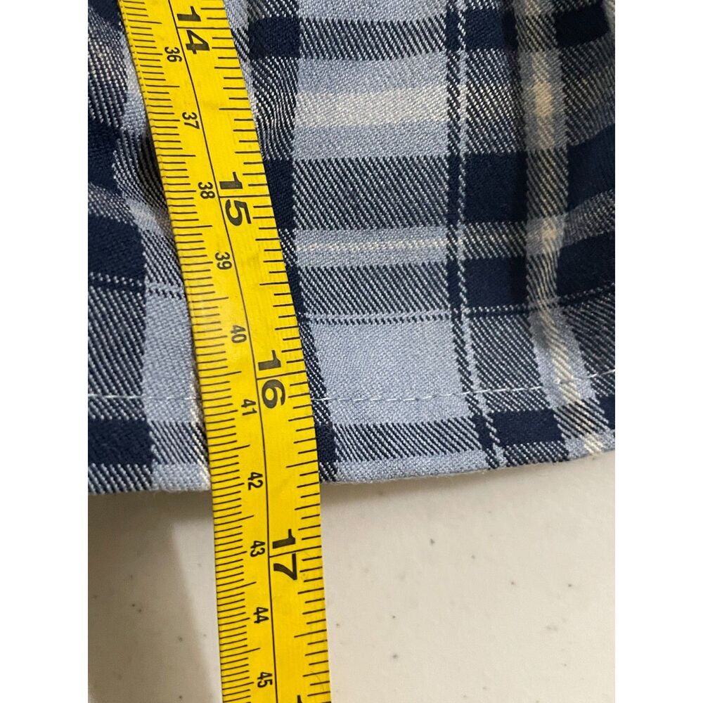 LoveSick blue plaid pleated mini skirt size 1 or 14 preppy style Y2K - Picture 7 of 9